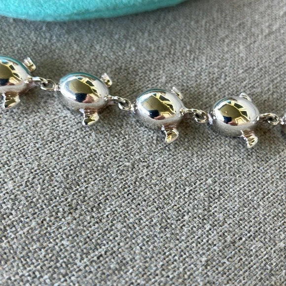 Tiffany & Co. Silver Beaded Bracelet 7-inches